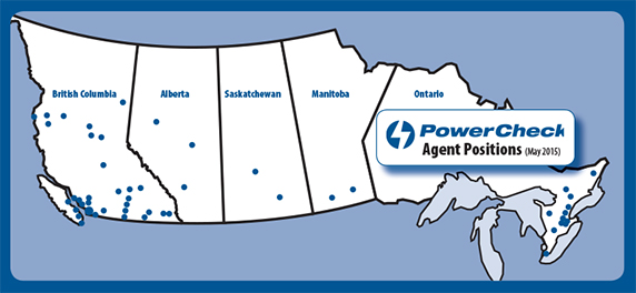 Map of Agent Positions